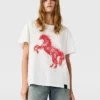 Airbrushed Horse Graphic T-Shirt Airbrushed Horse Graphic T-Shirt