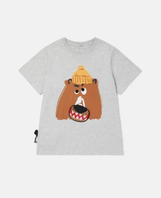 Angry Bear T-Shirt with Velcro Worm