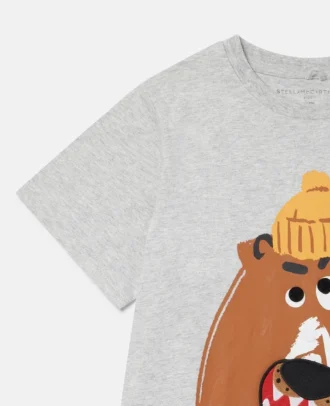 Angry Bear T-Shirt with Velcro Worm