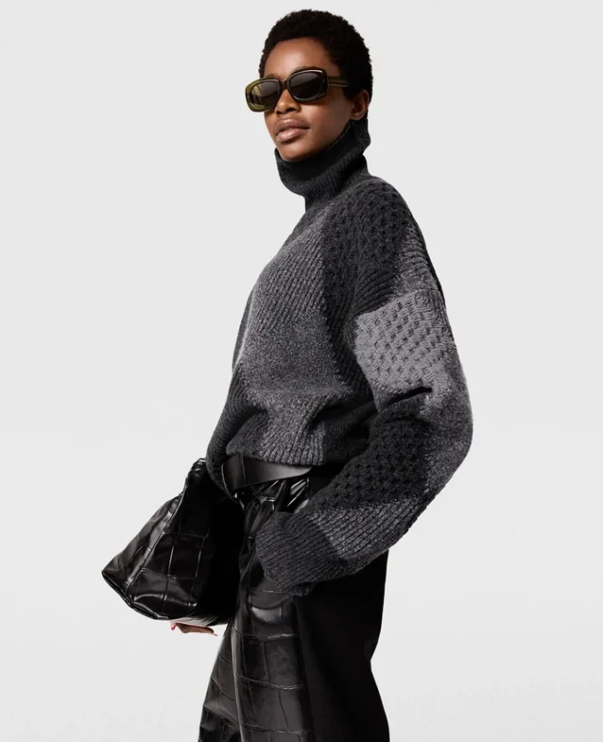 Argyle Turtleneck Sweater Argyle Turtleneck Sweater