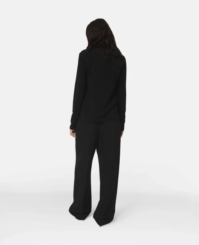 Arlesa Double Split Hem Zip Blouse
