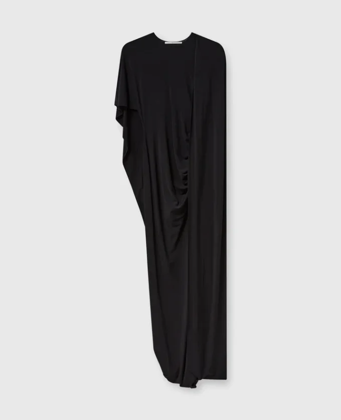 Asymmetric Cape Maxi Dress Asymmetric Cape Maxi Dress