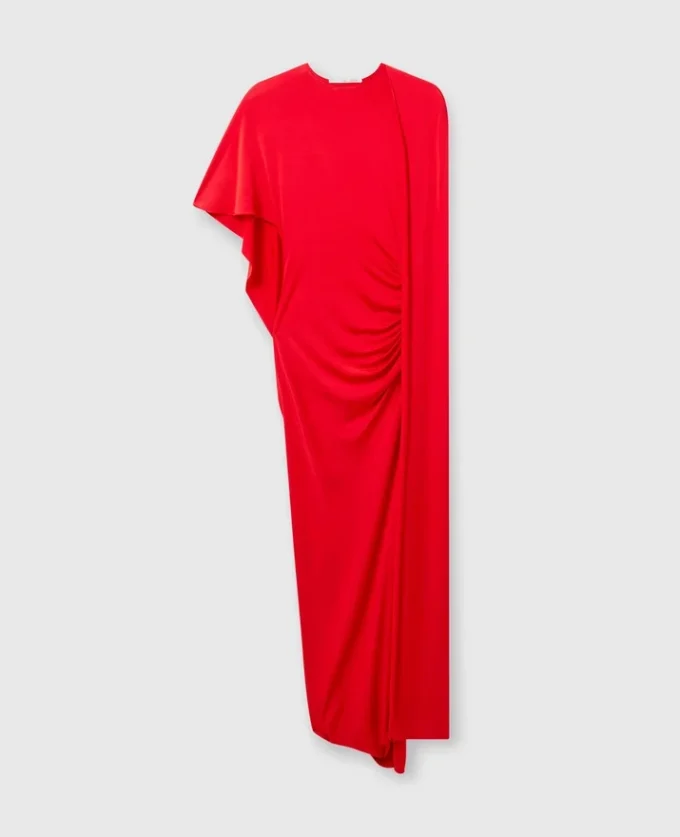 Asymmetric Cape Maxi Dress Asymmetric Cape Maxi Dress