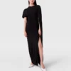 Asymmetric Cape Maxi Dress Asymmetric Cape Maxi Dress