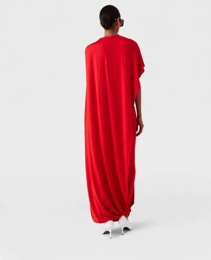 Asymmetric Cape Maxi Dress Asymmetric Cape Maxi Dress