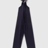 Ball-Chain Halterneck Satin Jumpsuit Ball-Chain Halterneck Satin Jumpsuit