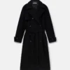 Banana Sleeve Belted Long Coat Banana Sleeve Belted Long Coat
