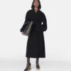 Banana Sleeve Belted Long Coat Banana Sleeve Belted Long Coat