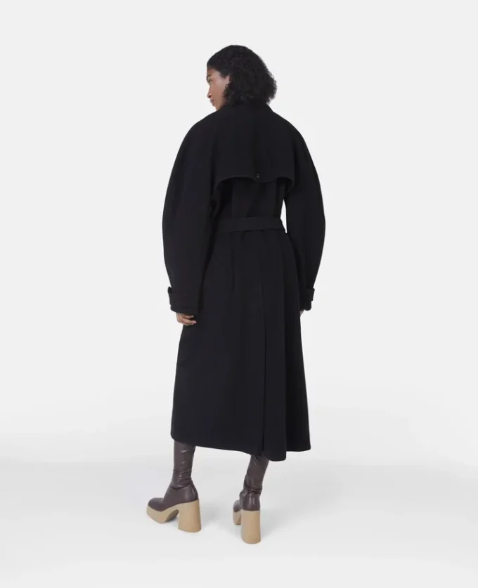 Banana Sleeve Belted Long Coat Banana Sleeve Belted Long Coat
