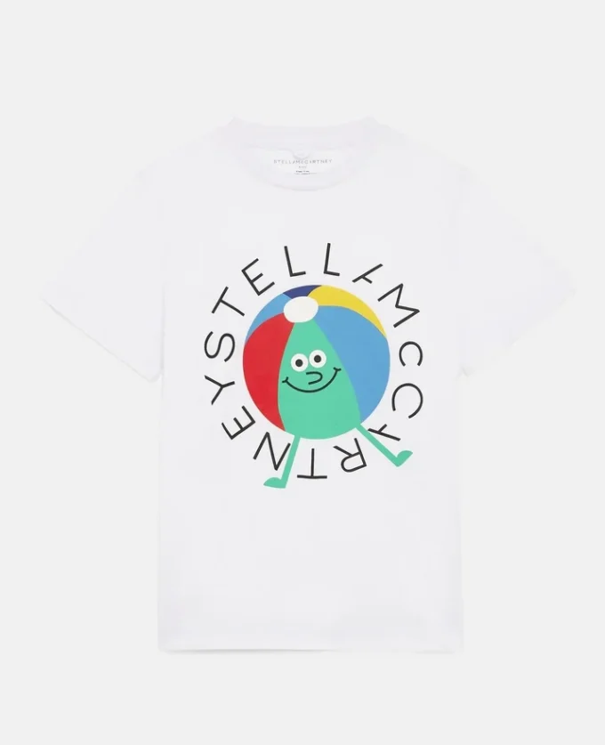Beach Ball Logo Cotton T-Shirt Beach Ball Logo Cotton T-Shirt