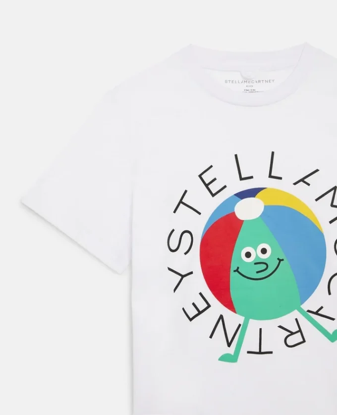 Beach Ball Logo Cotton T-Shirt Beach Ball Logo Cotton T-Shirt