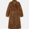 Belted Plush Teddy Coat Belted Plush Teddy Coat