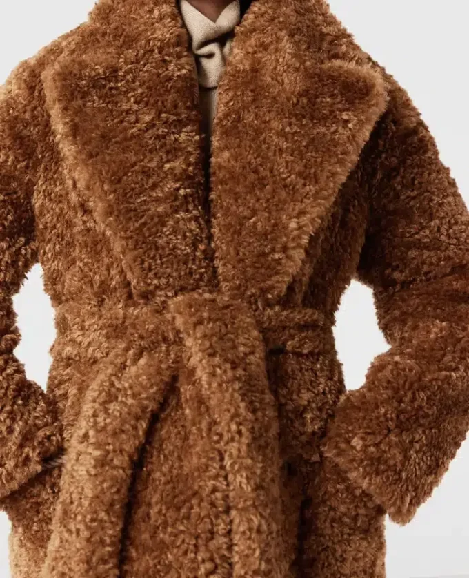 Belted Plush Teddy Coat Belted Plush Teddy Coat