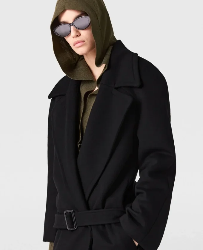 Belted Tonal Buckle Trench Coat Belted Tonal Buckle Trench Coat