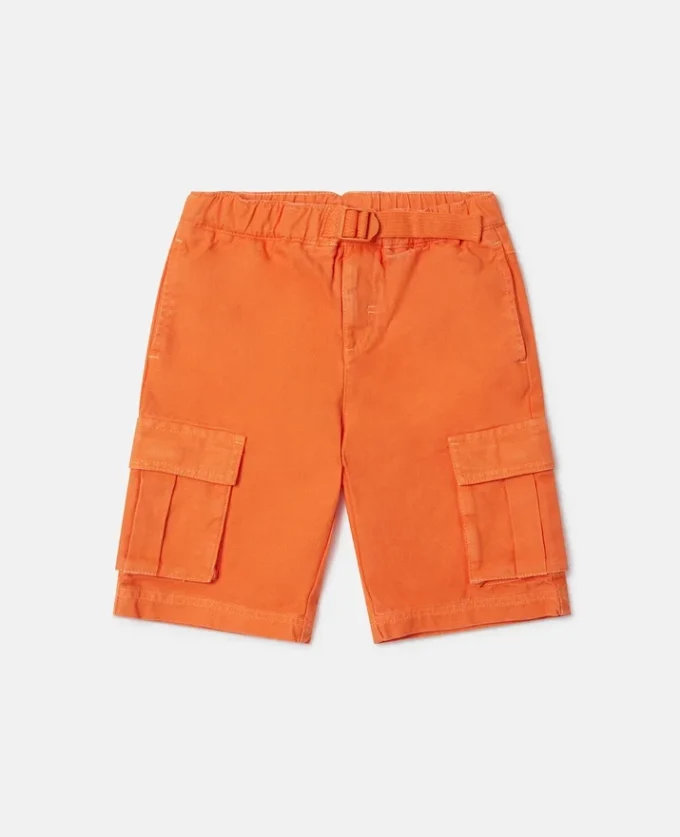 Belted Waist Cargo Shorts Belted Waist Cargo Shorts
