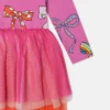 Bow Print Layered Tulle Dress Bow Print Layered Tulle Dress