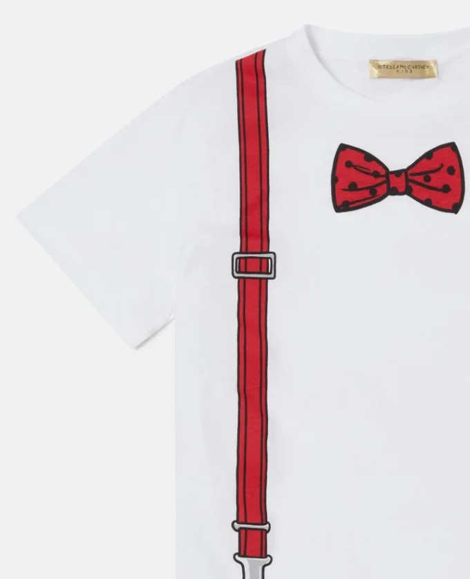 Bow Tie and Suspender Print T-Shirt Bow Tie and Suspender Print T-Shirt