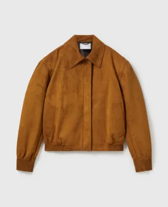 Boxy Collared Bomber Jacket