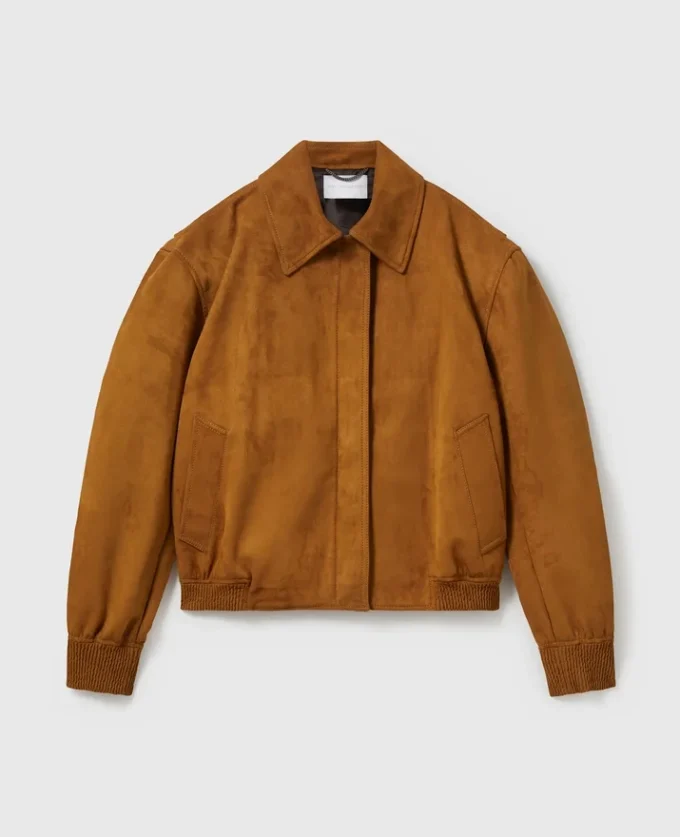 Boxy Collared Bomber Jacket Boxy Collared Bomber Jacket