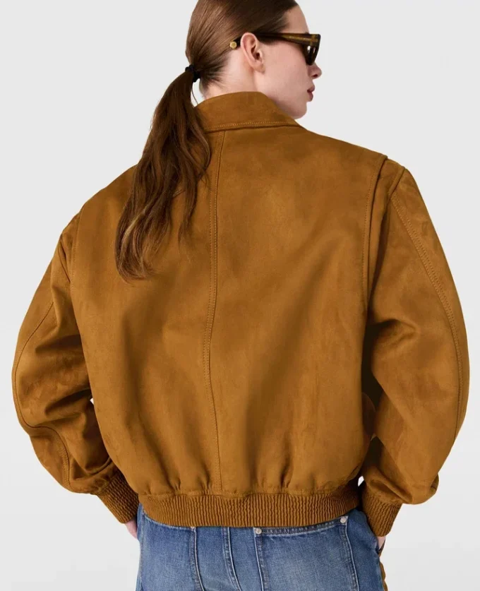 Boxy Collared Bomber Jacket Boxy Collared Bomber Jacket