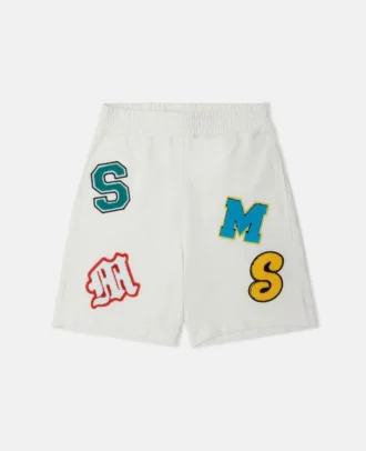 Brand Initials Embroidered Shorts
