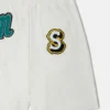 Brand Initials Embroidered Shorts Brand Initials Embroidered Shorts