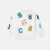 Brand Initials Embroidered Sweatshirt Brand Initials Embroidered Sweatshirt