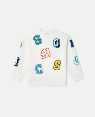 Brand Initials Embroidered Sweatshirt