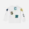 Brand Initials Embroidered Sweatshirt Brand Initials Embroidered Sweatshirt