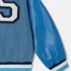 Brand Initials Embroidered Varsity Bomber Jacket Brand Initials Embroidered Varsity Bomber Jacket
