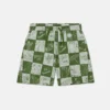 Brand Lettering Check Shorts Brand Lettering Check Shorts