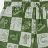 Brand Lettering Check Shorts Brand Lettering Check Shorts