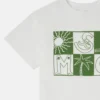 Brand Lettering Check T-Shirt Brand Lettering Check T-Shirt