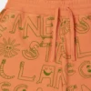 Brand Lettering Print Shorts Brand Lettering Print Shorts