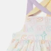 Brand Print Dress and Bloomers Set Brand Print Dress and Bloomers Set