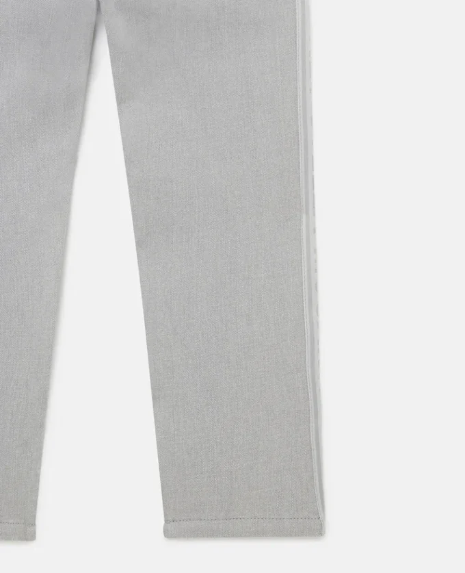 Branded Panel Denim Jeans Branded Panel Denim Jeans