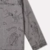 Bug Band Print Denim Jacket Bug Band Print Denim Jacket