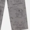 Bug Band Print Denim Jeans Bug Band Print Denim Jeans