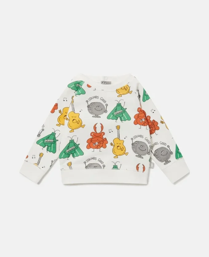 Bug Band Print Sweatshirt Bug Band Print Sweatshirt
