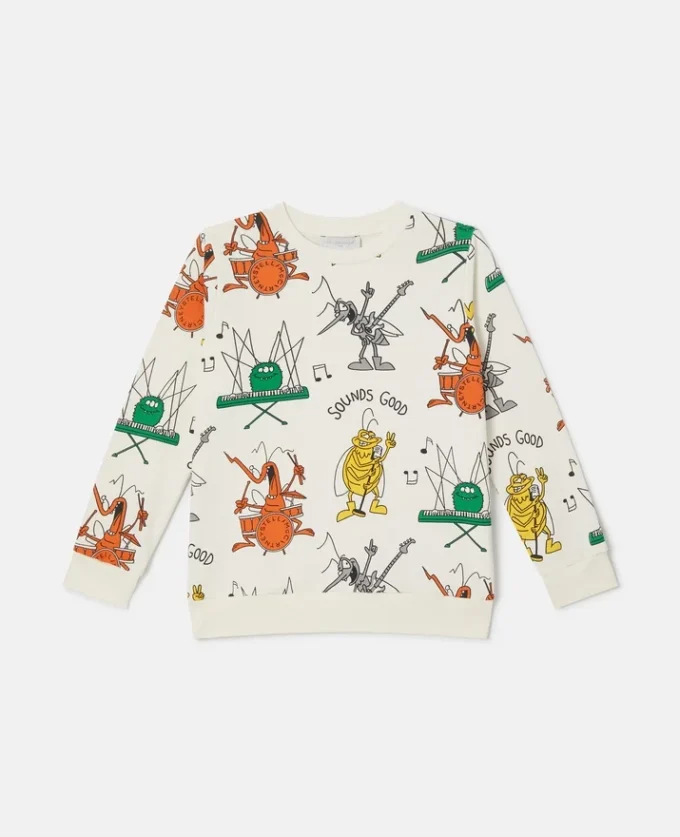 Bug Band Print Sweatshirt Bug Band Print Sweatshirt