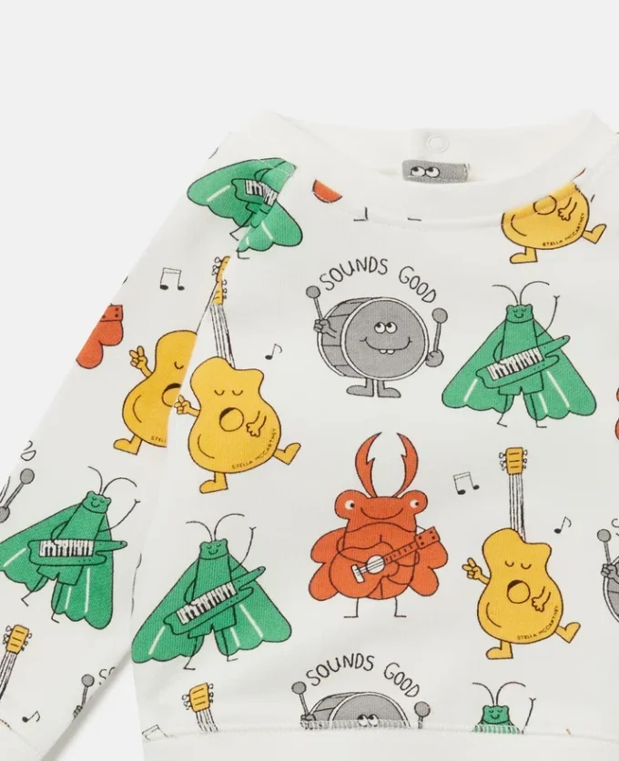 Bug Band Print Sweatshirt Bug Band Print Sweatshirt