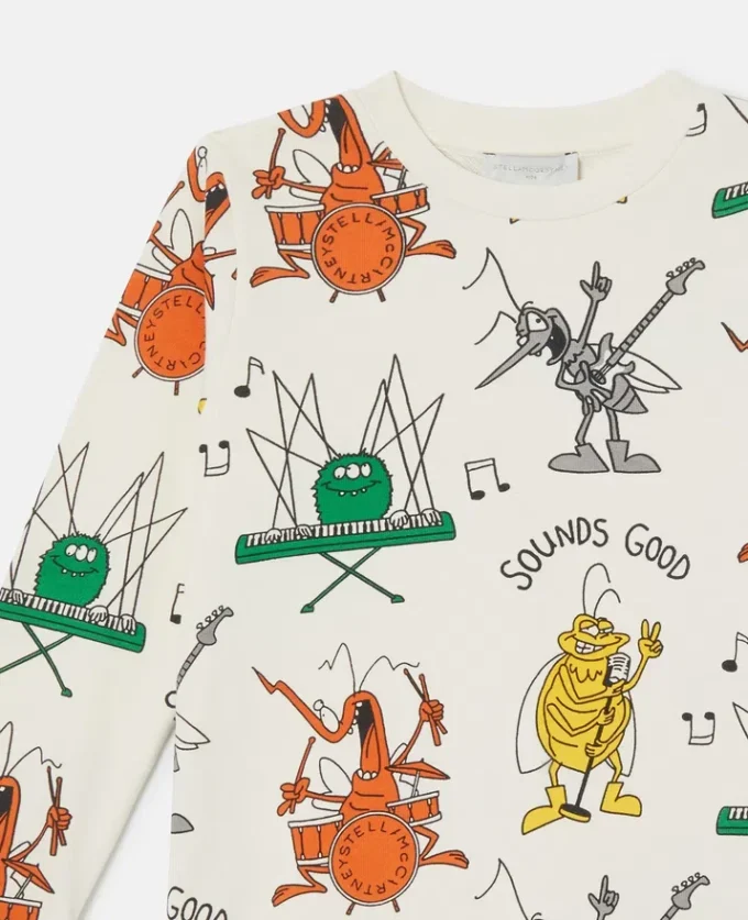Bug Band Print Sweatshirt Bug Band Print Sweatshirt