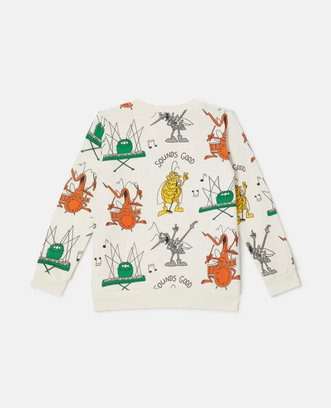 Bug Band Print Sweatshirt Bug Band Print Sweatshirt