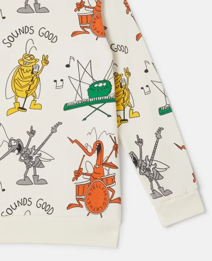 Bug Band Print Sweatshirt Bug Band Print Sweatshirt