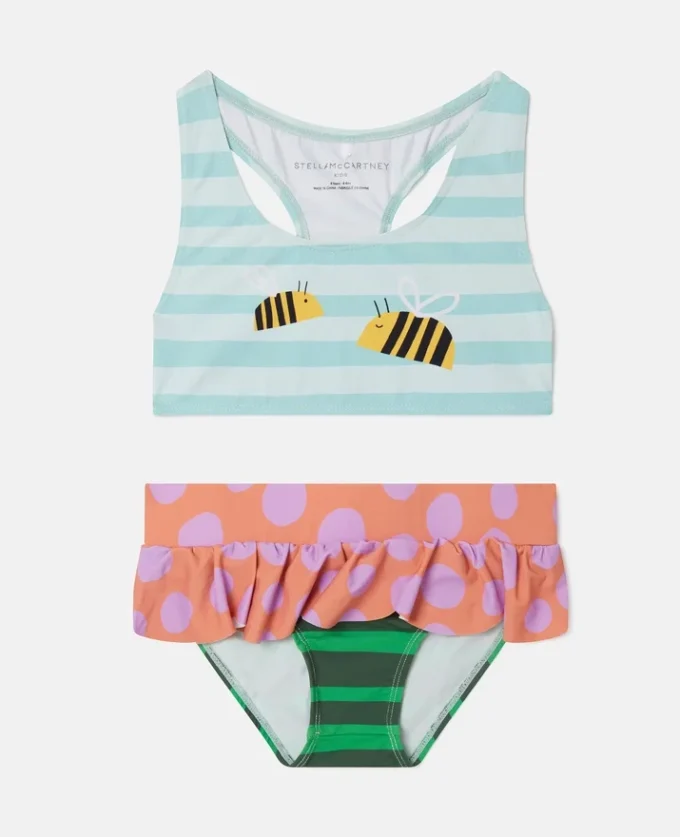 Bumblebee Landscape Print Bikini Set Bumblebee Landscape Print Bikini Set
