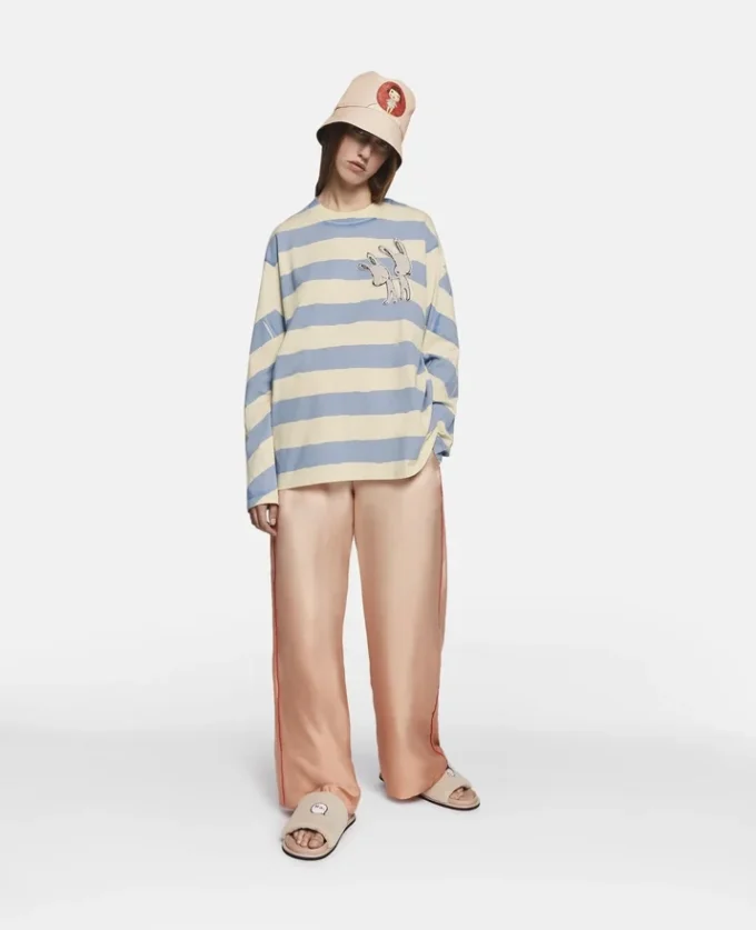 Bunny Embroidery Breton T-Shirt Bunny Embroidery Breton T-Shirt