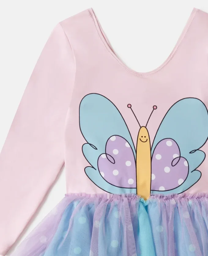 Butterfly Graphic Tulle Skirt Dress Butterfly Graphic Tulle Skirt Dress