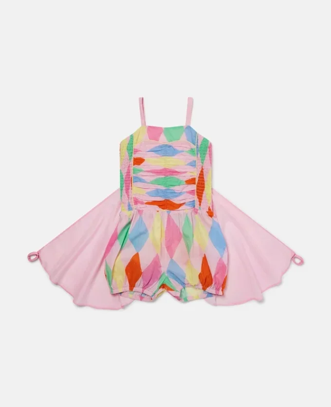 Butterfly Winged Sleeveless Romper Butterfly Winged Sleeveless Romper