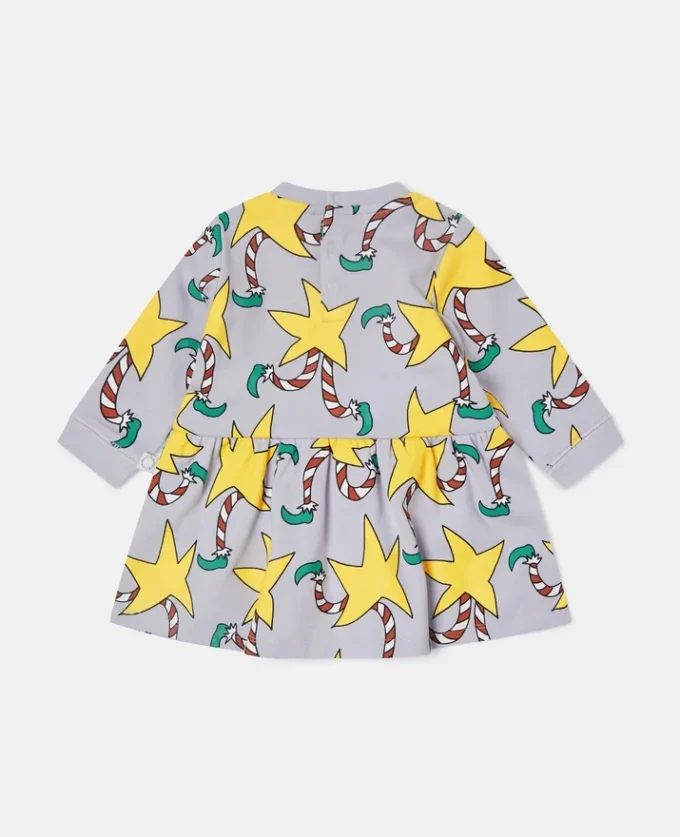Candy Cane Print Long-Sleeve Dress Candy Cane Print Long-Sleeve Dress