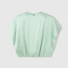 Cap-Sleeve Shoulder Pad Top Cap-Sleeve Shoulder Pad Top